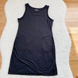 Columbia NWOT Women's Tank Dress, Pockets, Black, Size Large